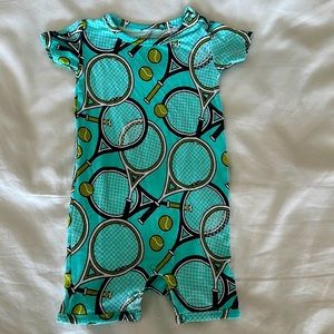 Posh Peanut Tennis Onesie. Worn once! Size 9-12 months